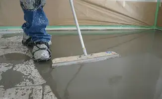 Uneven floor being professionally repaired in Boise, ID
